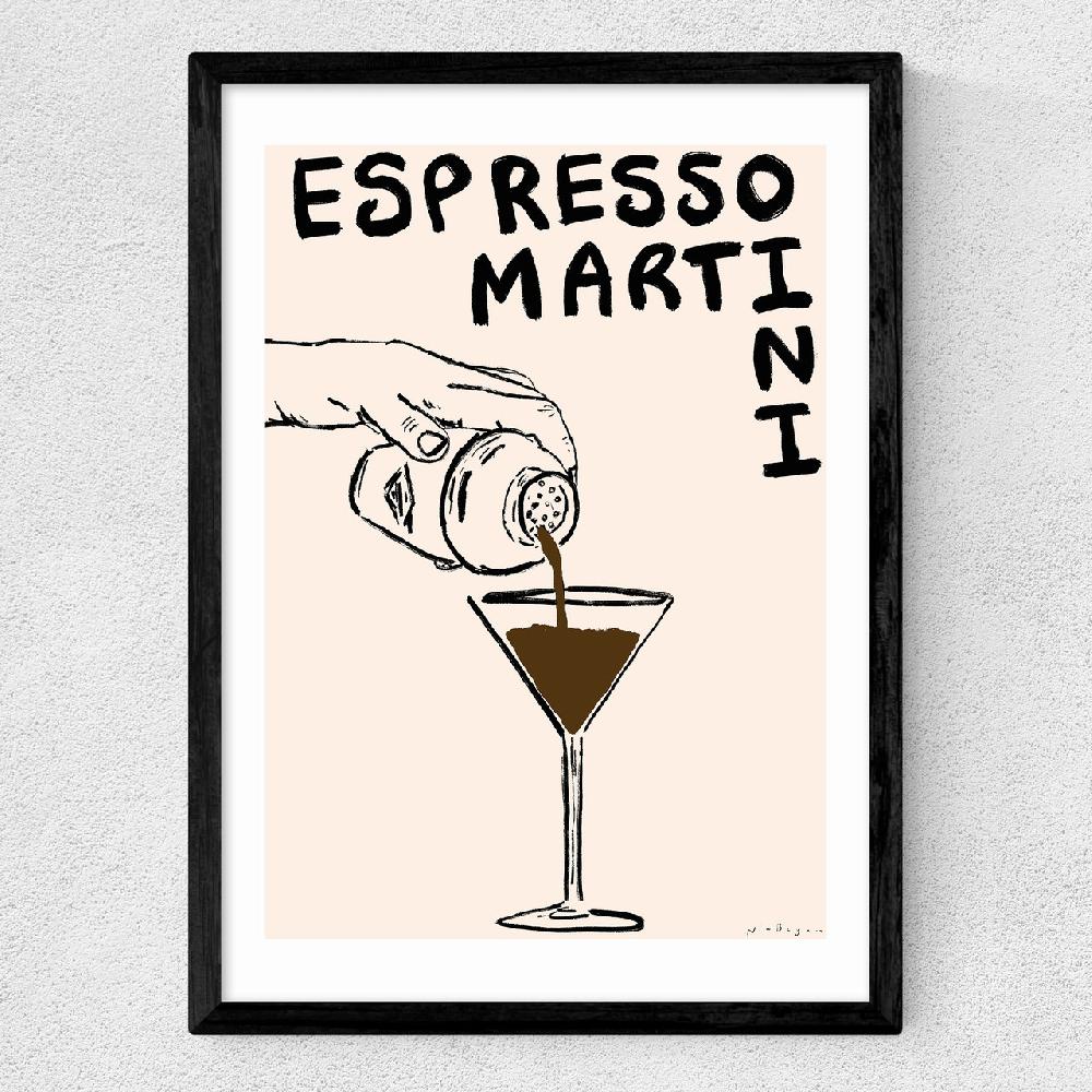 East End Prints Espresso Martini By Nia Beynon