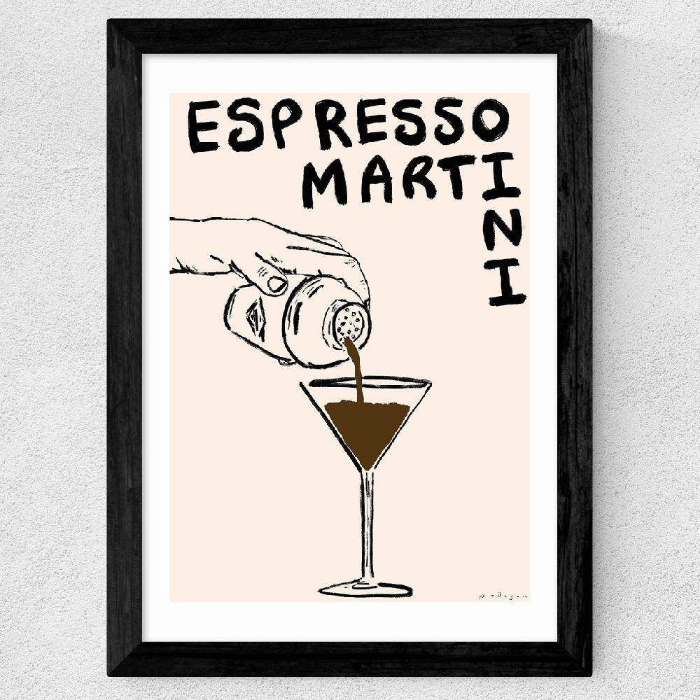East End Prints Espresso Martini By Nia Beynon