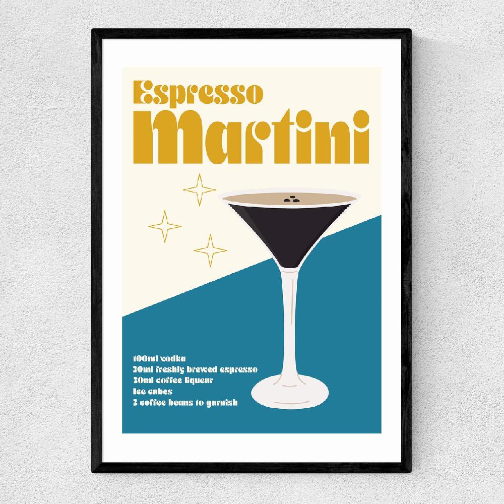 east end prints Espresso Martini Cocktail