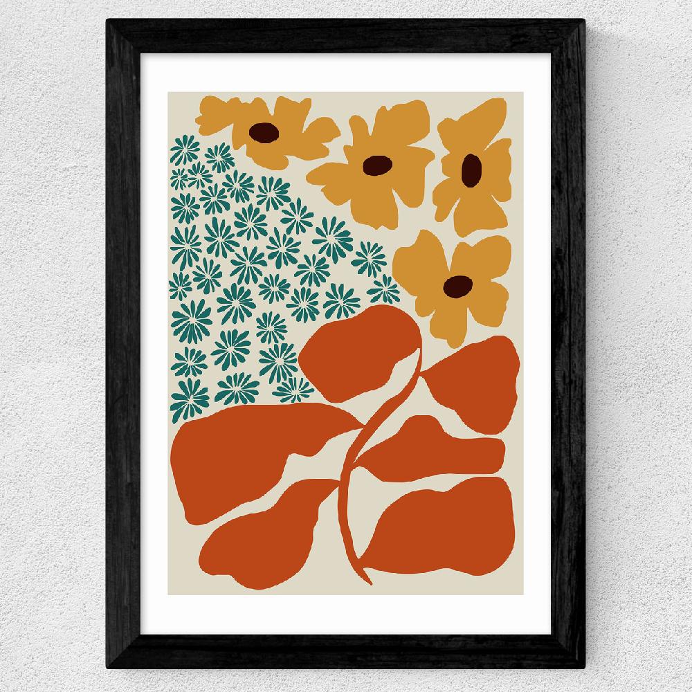 East End Prints Exotic Flower Garden