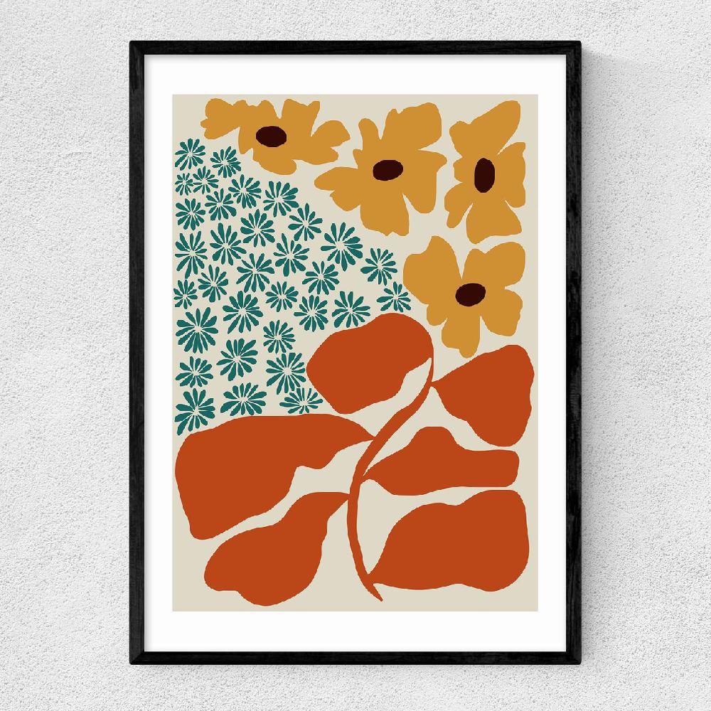 east end prints Exotic Flower Garden