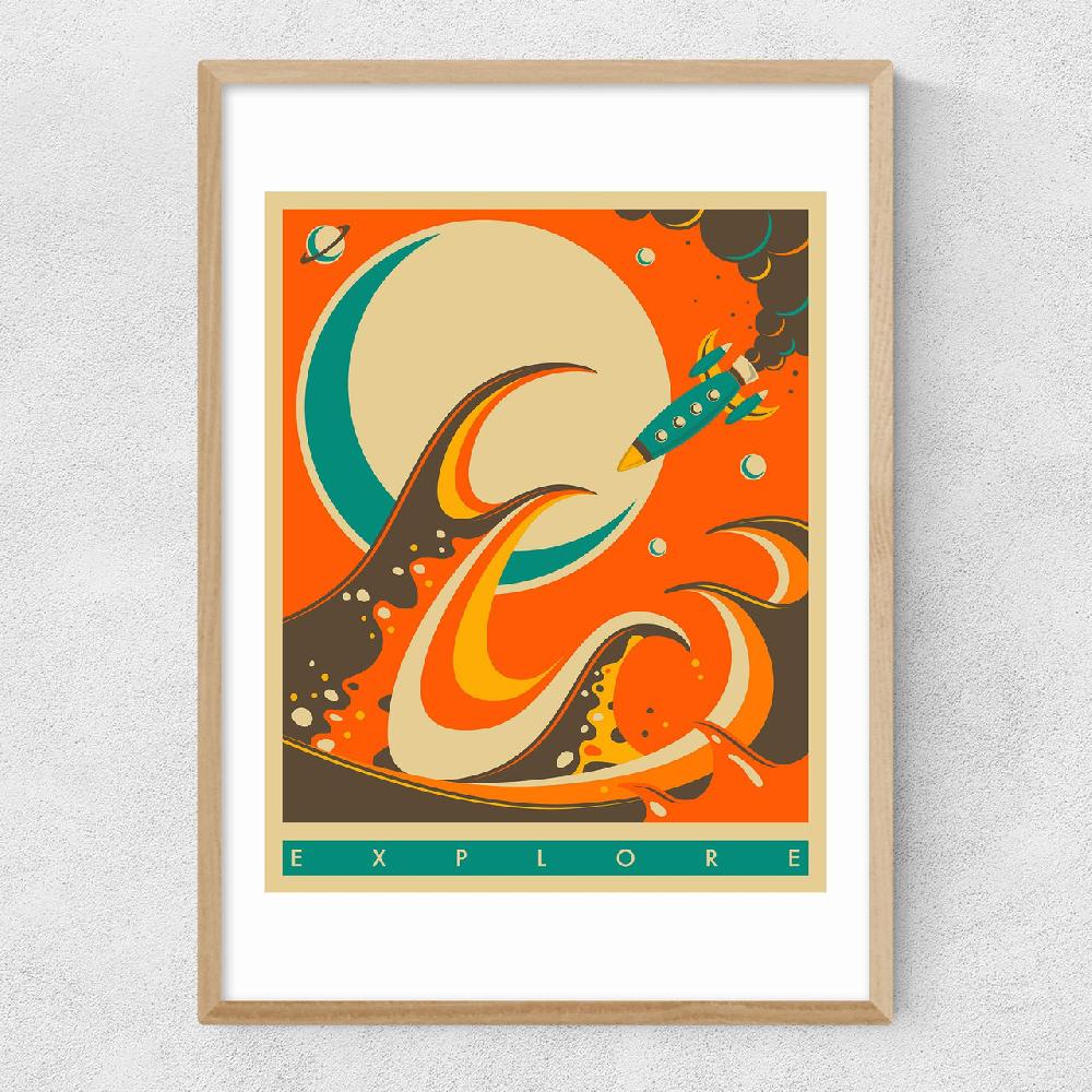 East End Prints Explore 6 By Jazzberry Blue