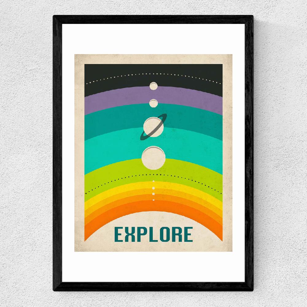 East End Prints Explore Rainbow