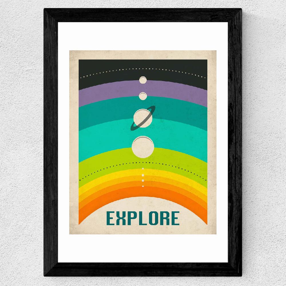 East End Prints Explore Rainbow