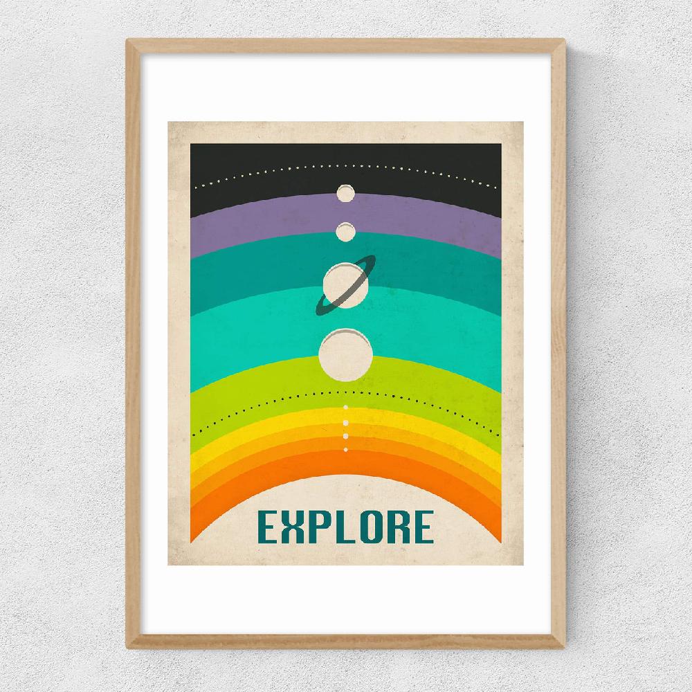 East End Prints Explore Rainbow