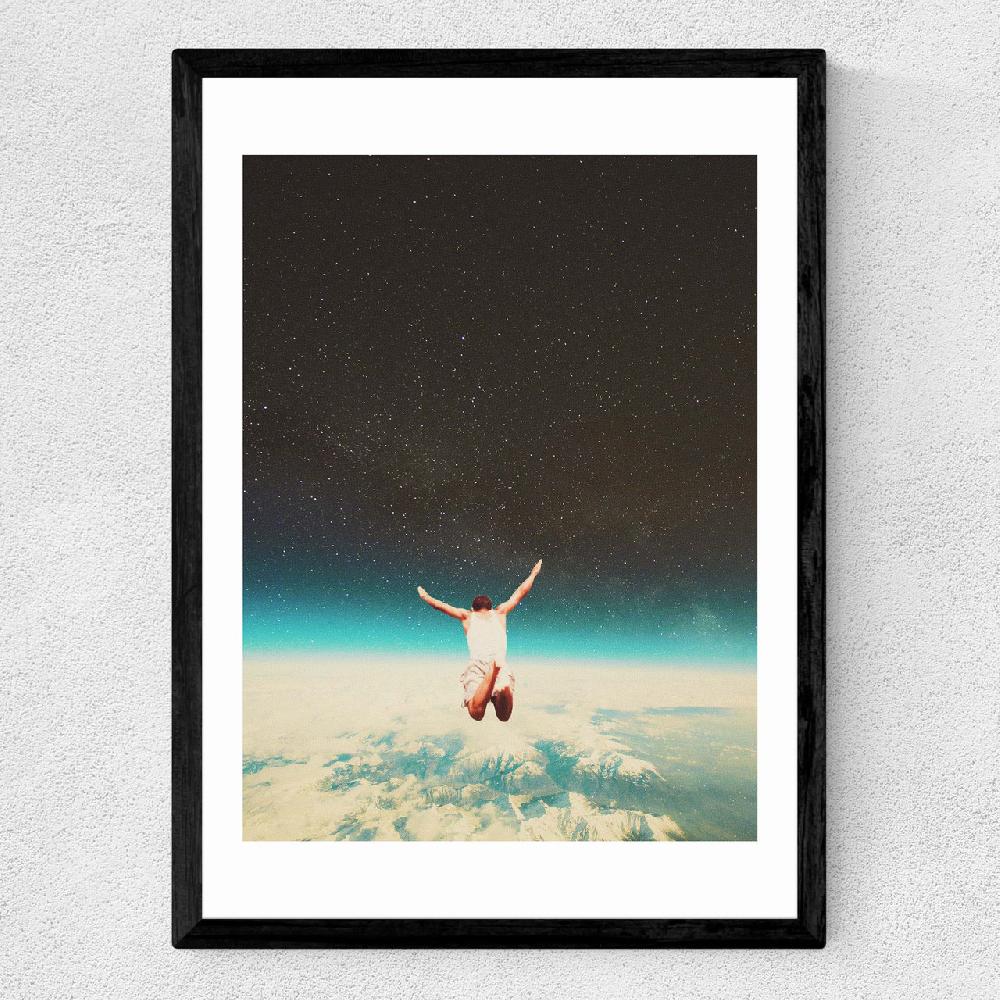 East End Prints Falling With A Hidden Smile