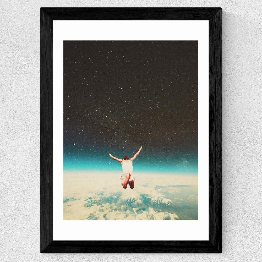 East End Prints Falling With A Hidden Smile