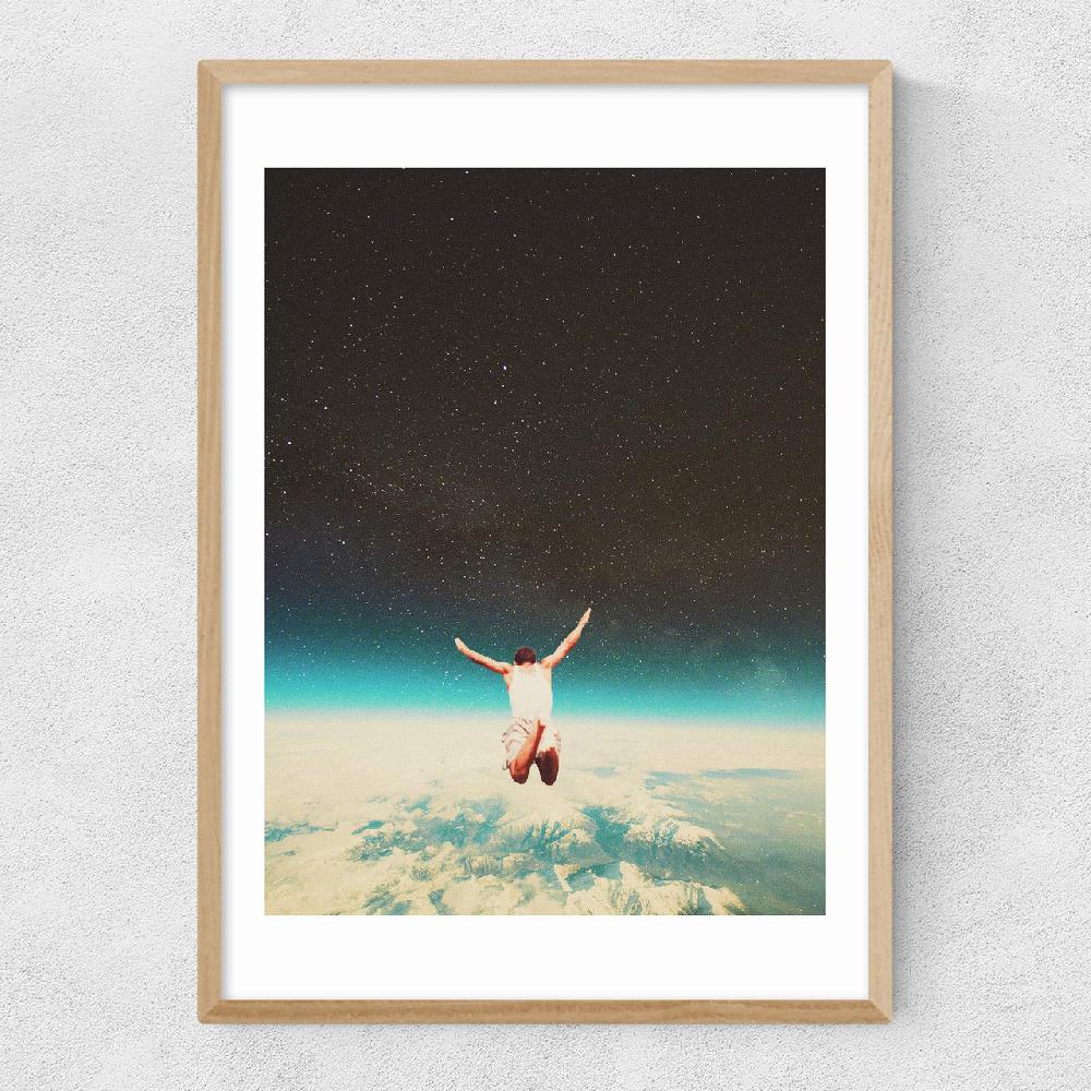 East End Prints Falling With A Hidden Smile