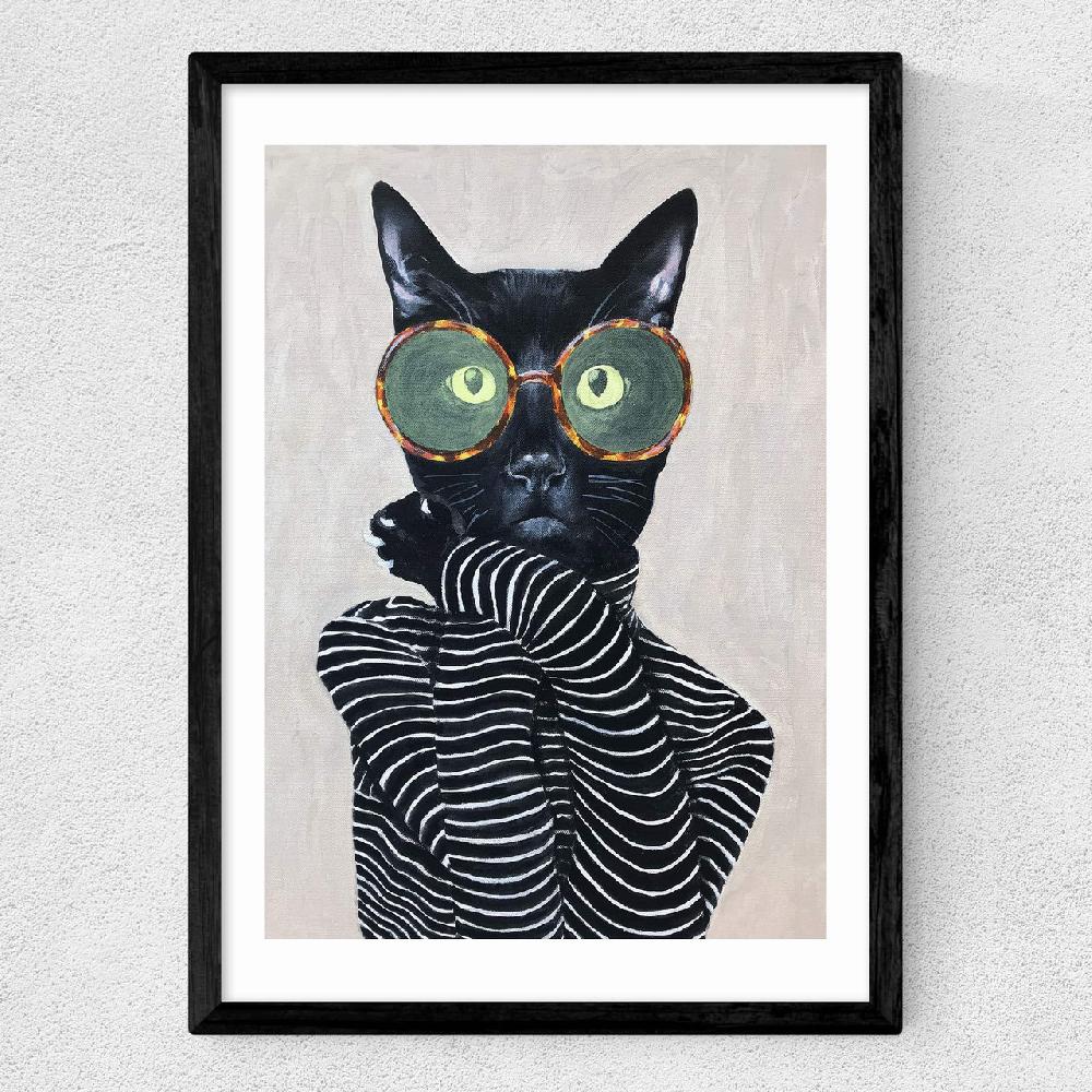 East End Prints Fashion Cat