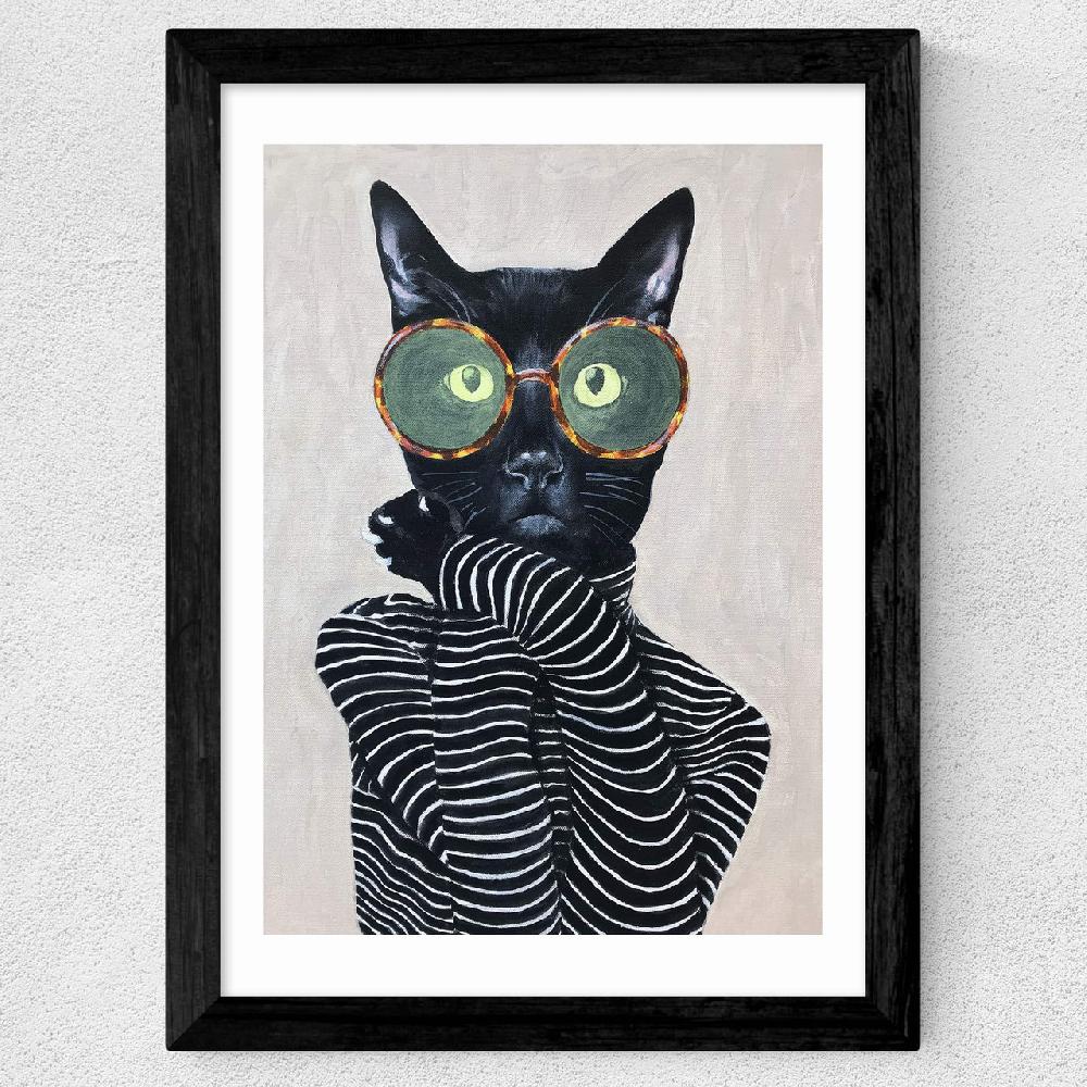 East End Prints Fashion Cat