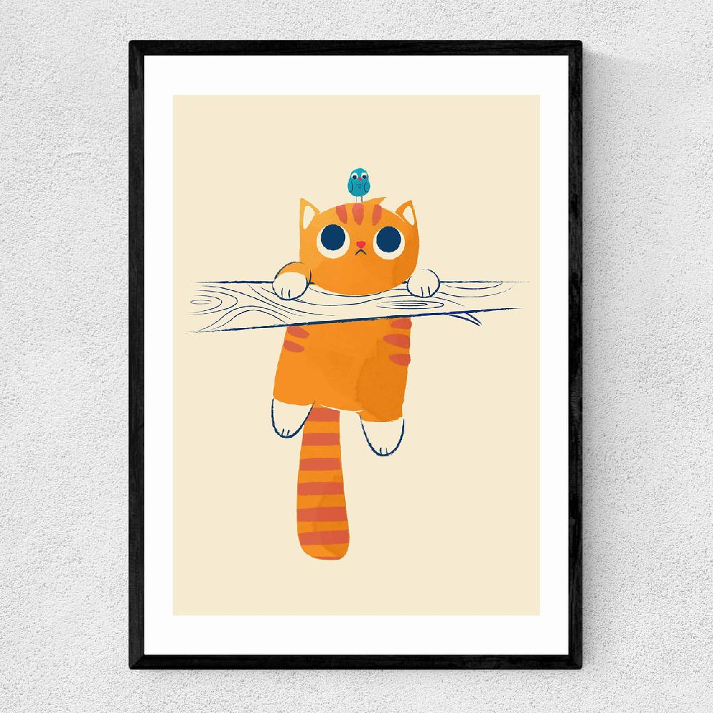 east end prints Fat Cat Little Bird