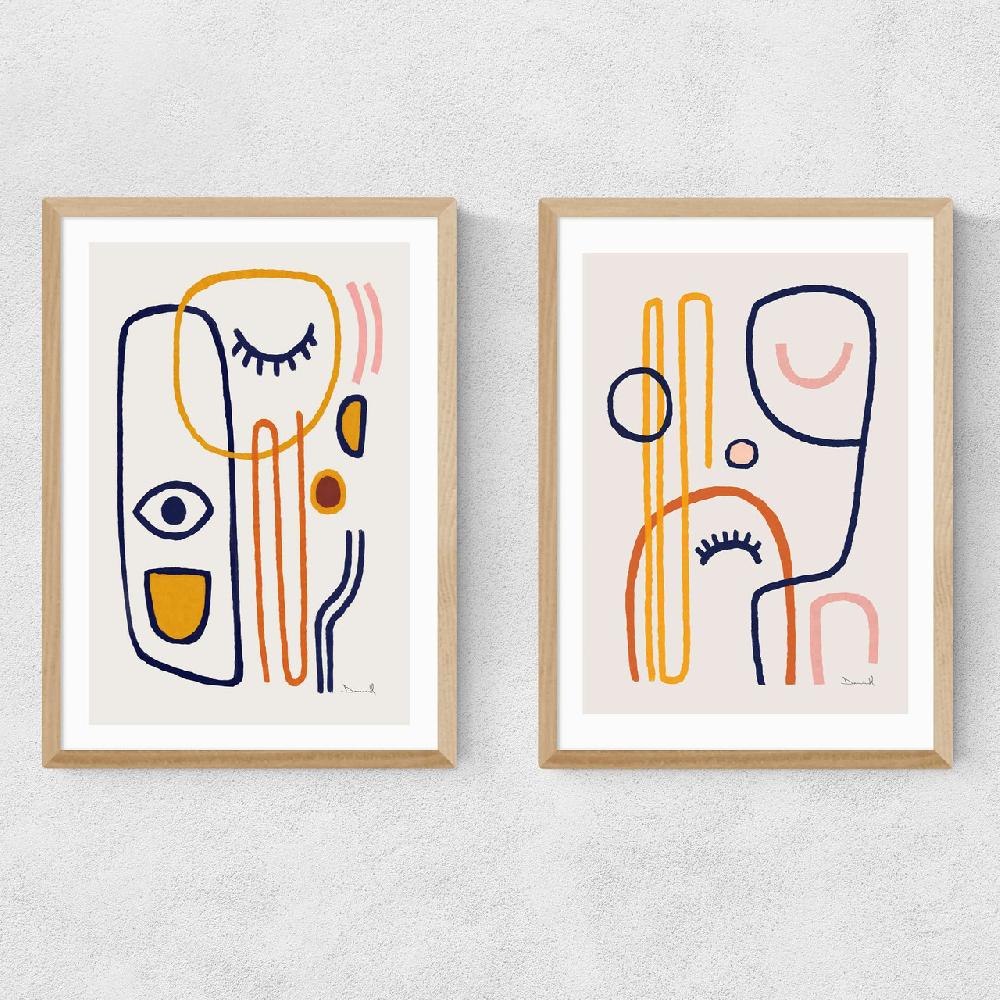 East End Prints Feel Good Twin Set