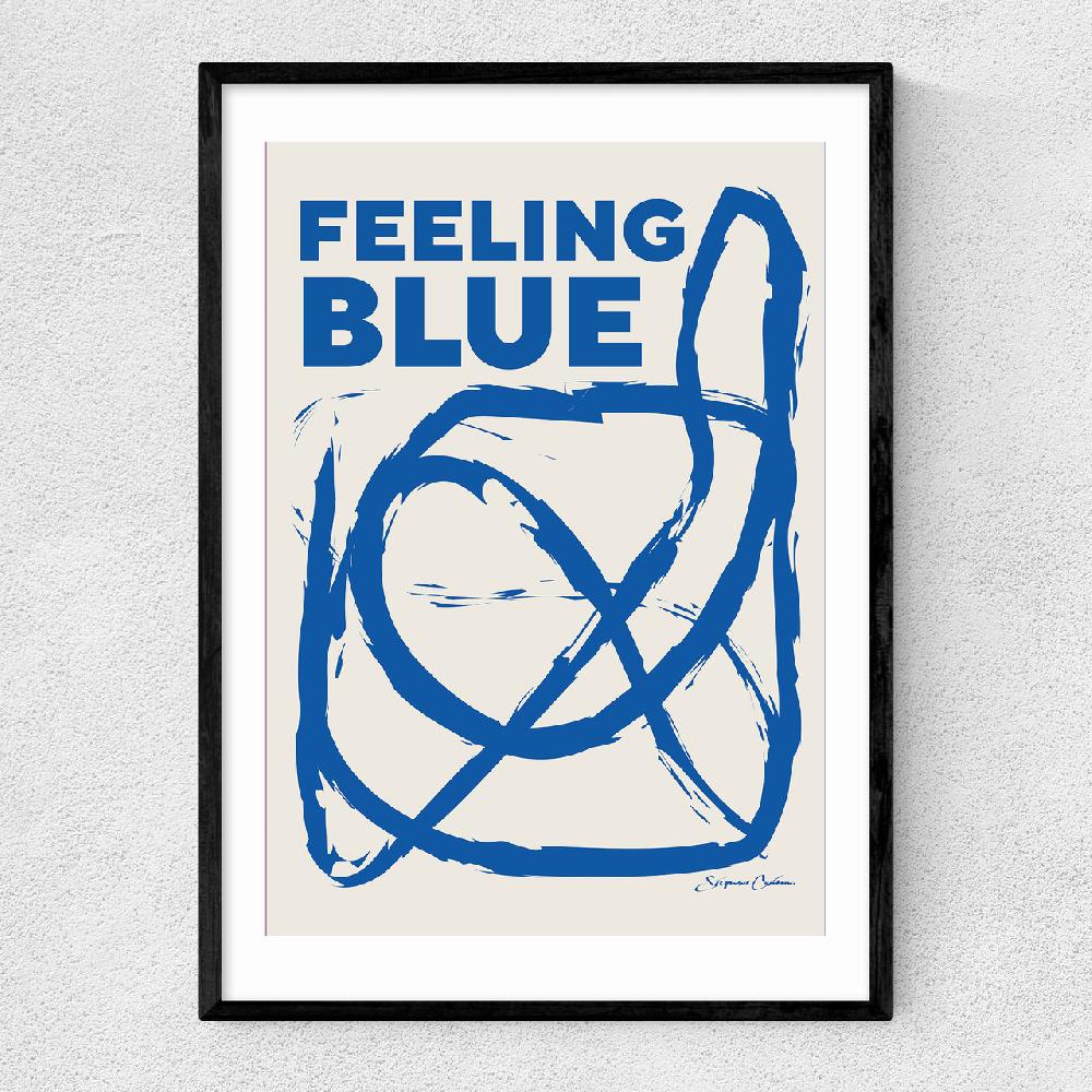 east end prints Feeling Blue