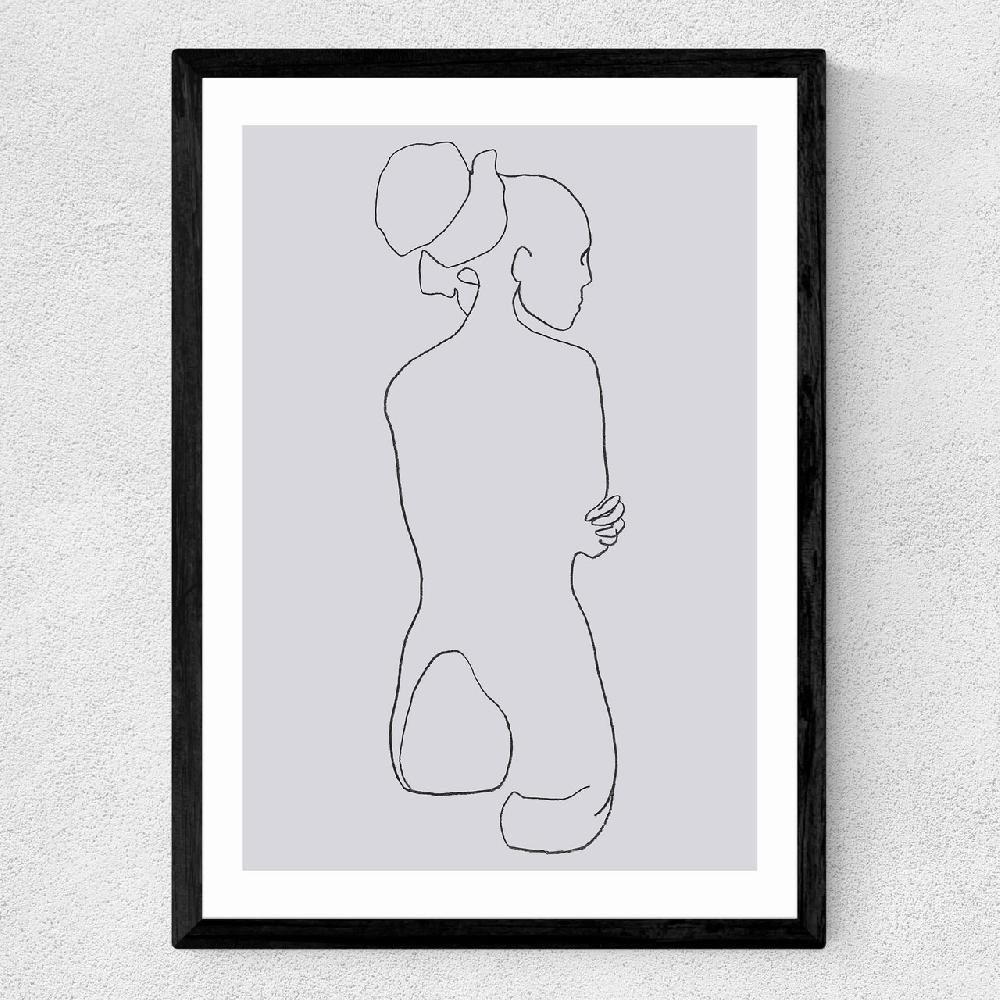 East End Prints Female Lines I