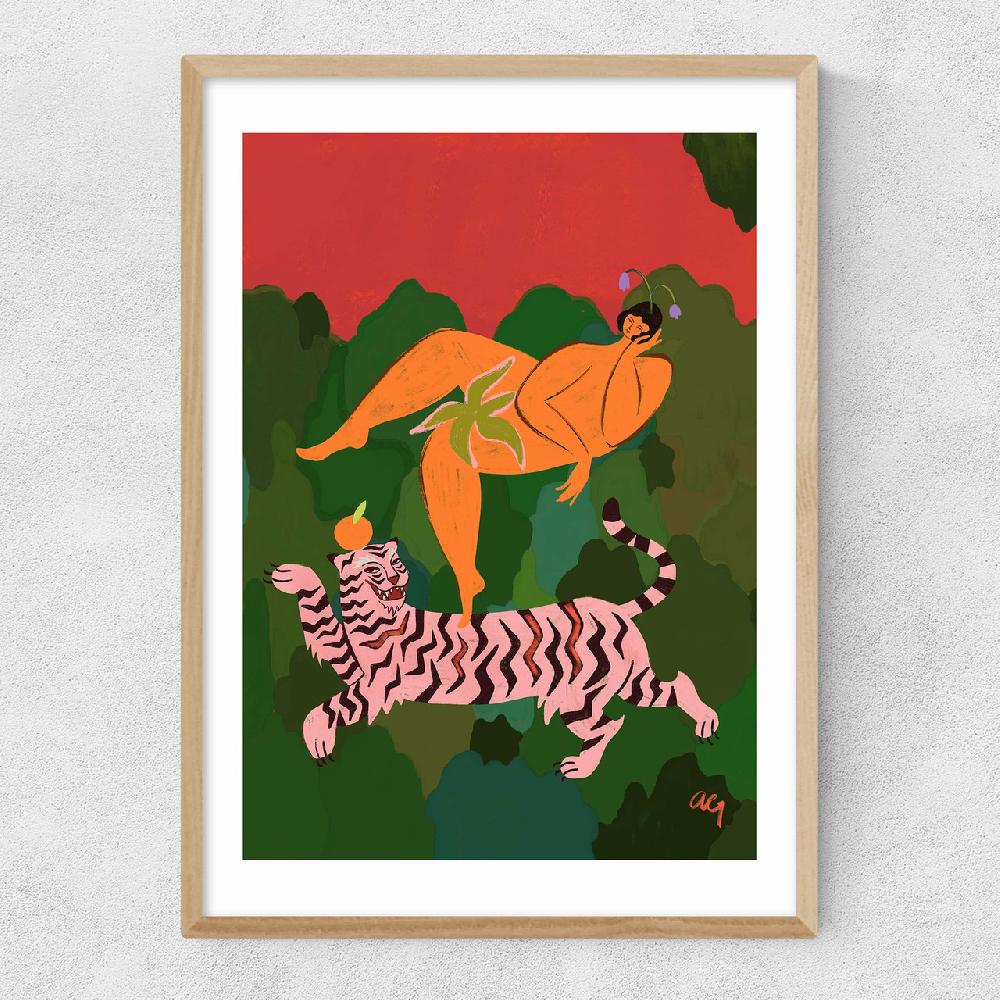 East End Prints Fierce As A Tiger