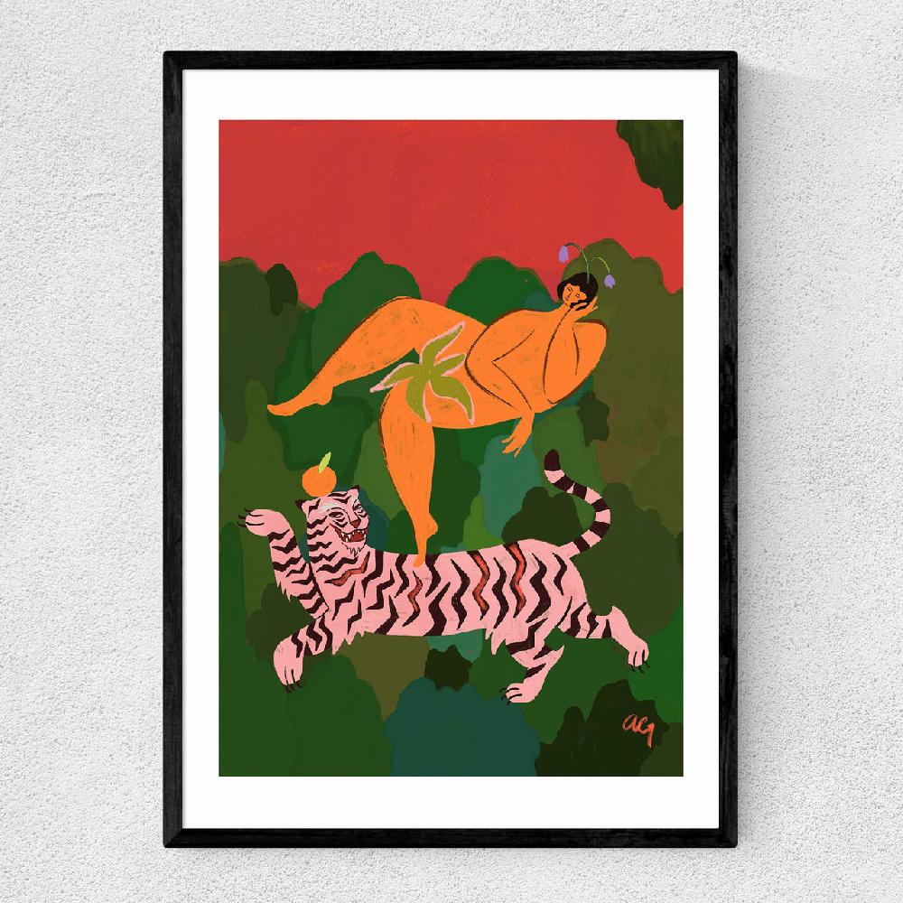 east end prints Fierce As A Tiger