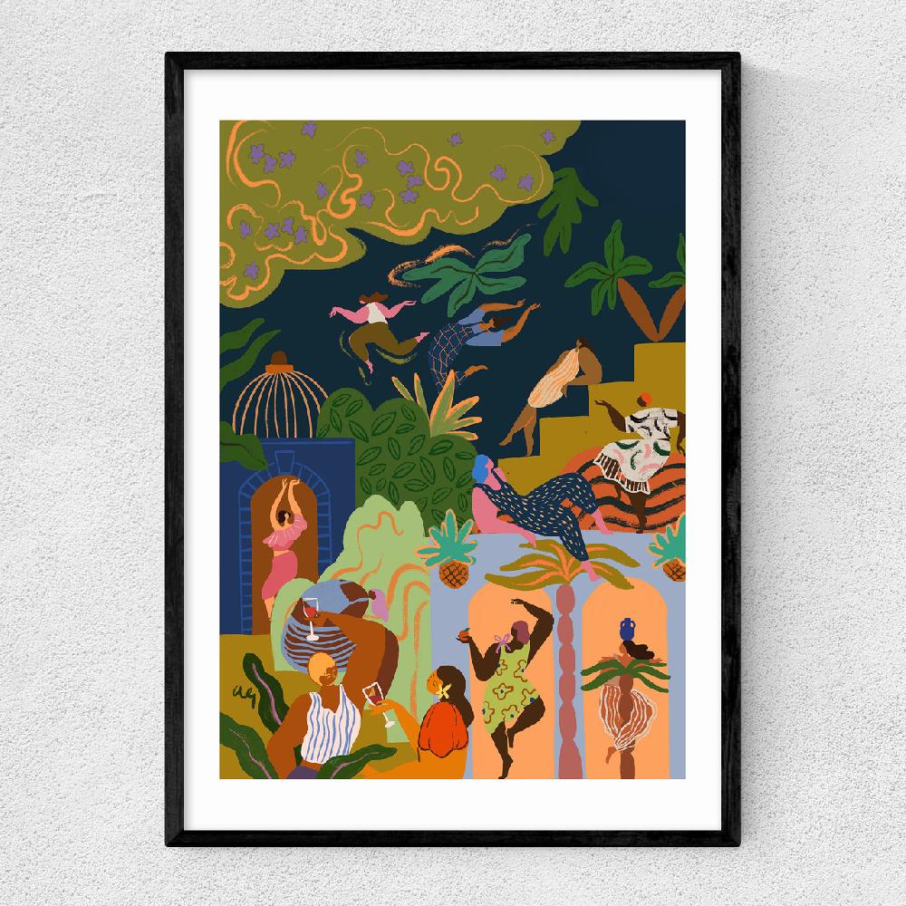 east end prints Fiesta by Arty Guava