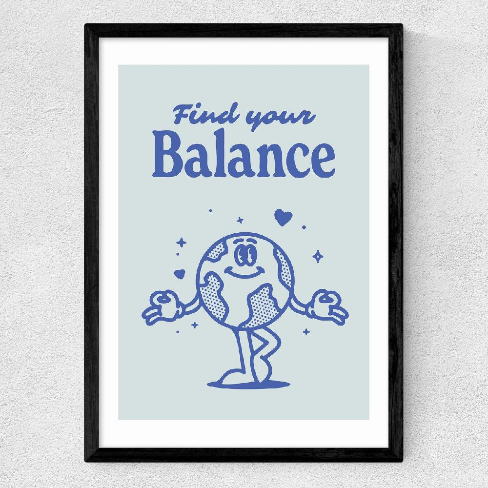 East End Prints Find Your Balance