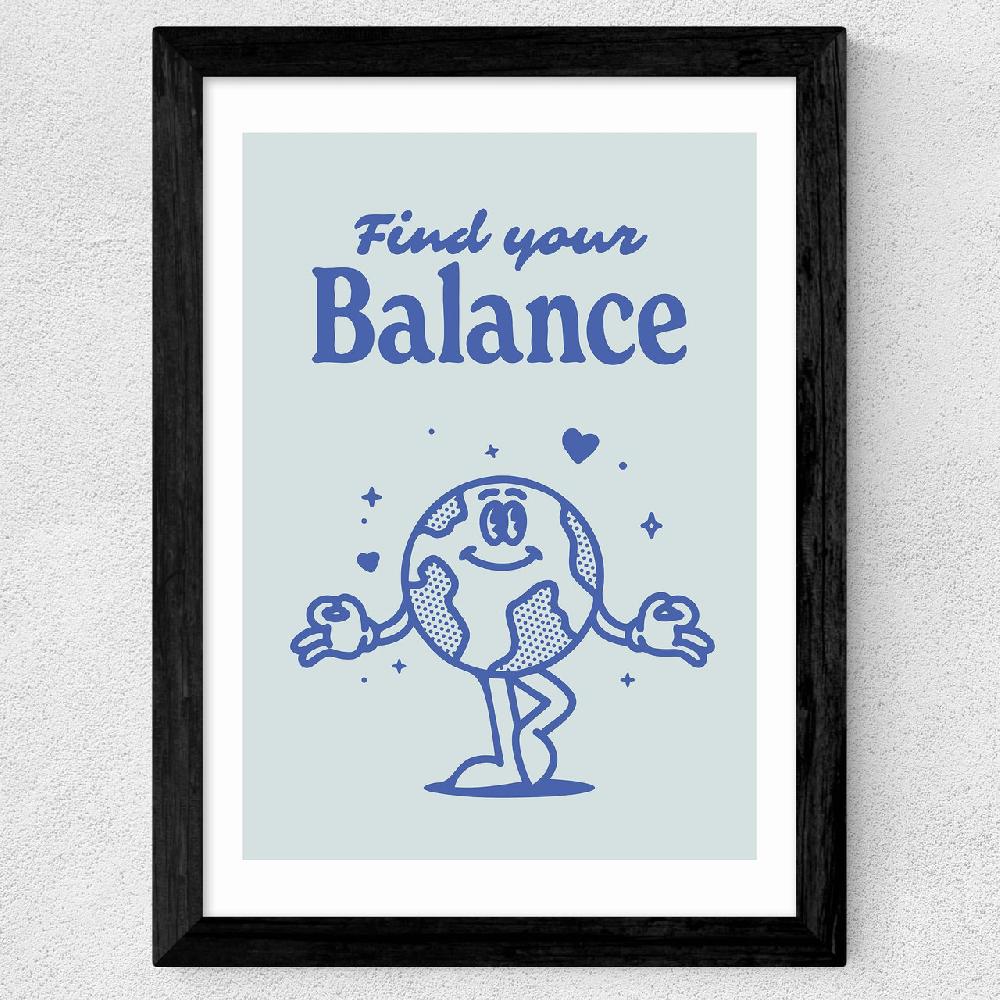 East End Prints Find Your Balance