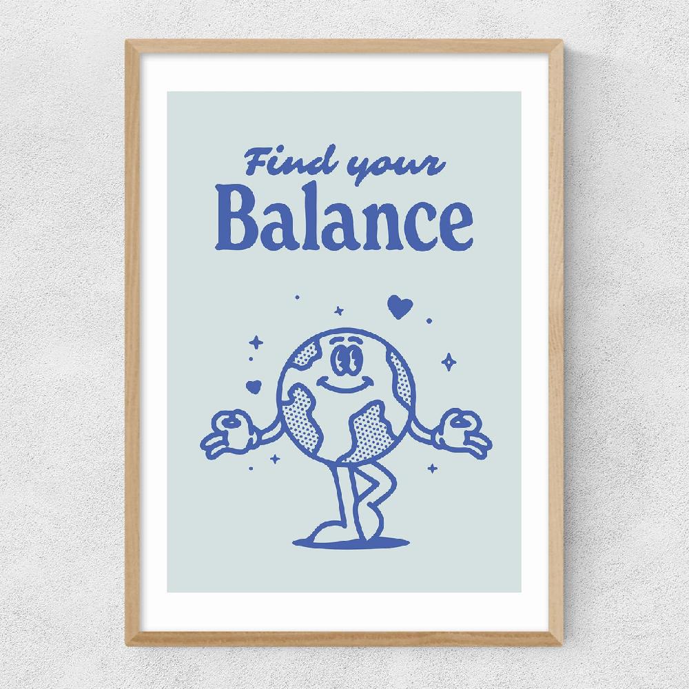 East End Prints Find Your Balance
