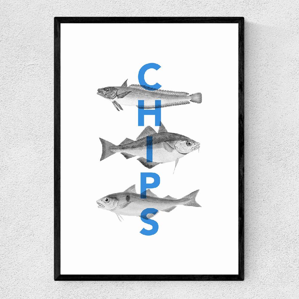 east end prints Fish and Chips