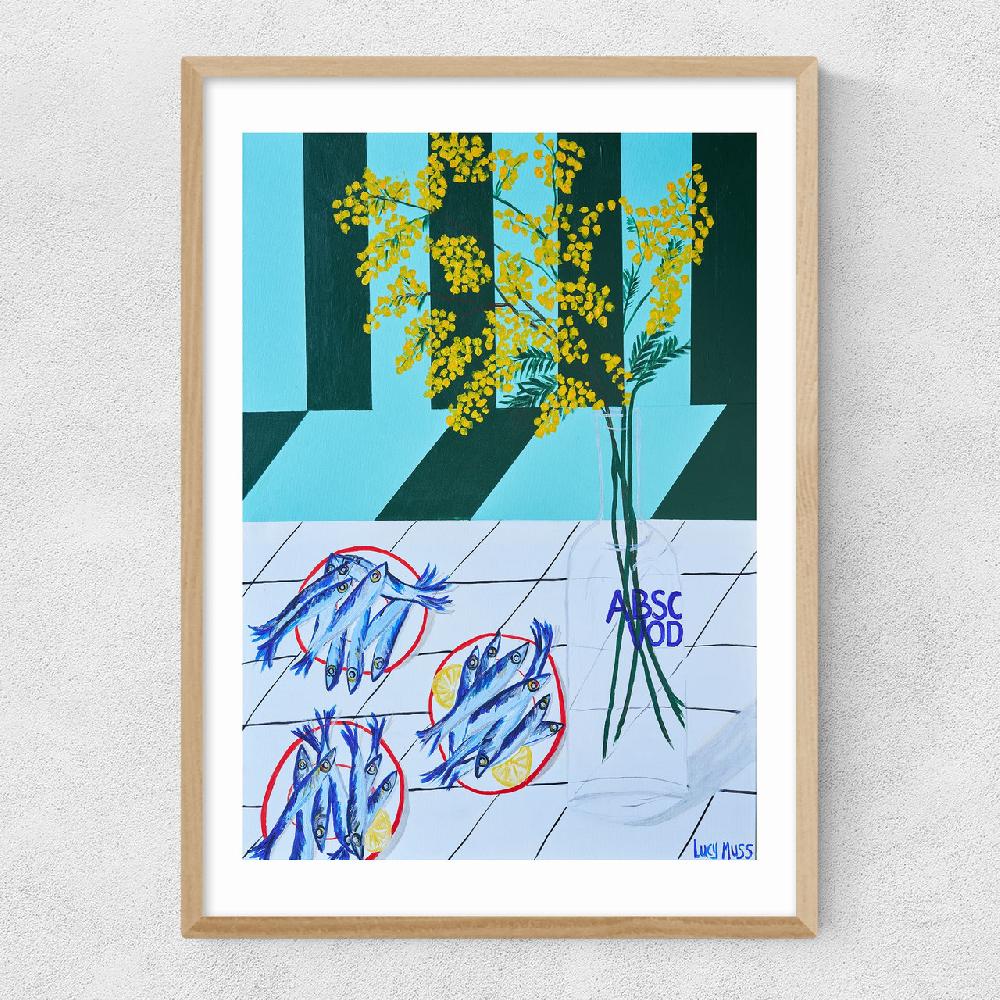 East End Prints Fish By Lucy Muss