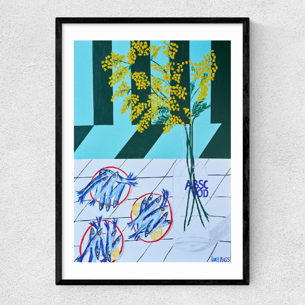 east end prints Fish by Lucy Muss