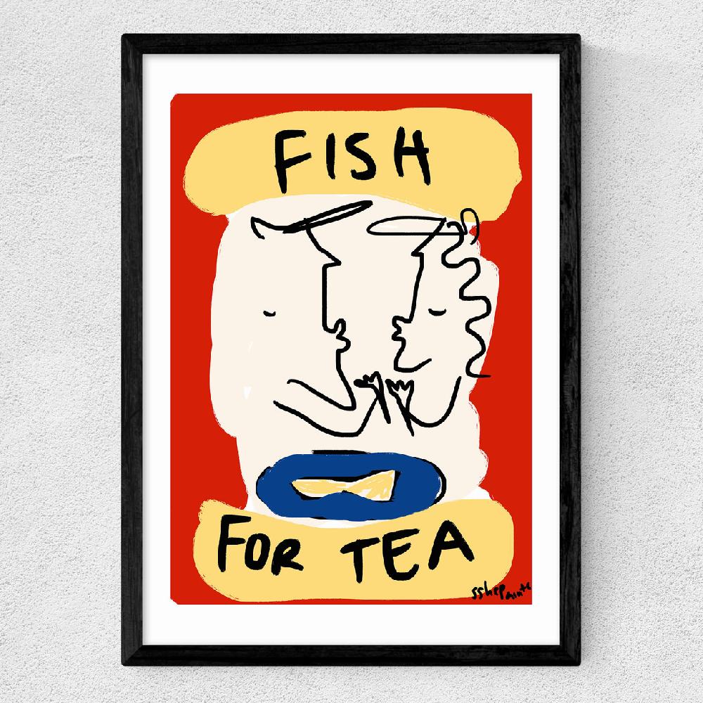 East End Prints Fish For Tea