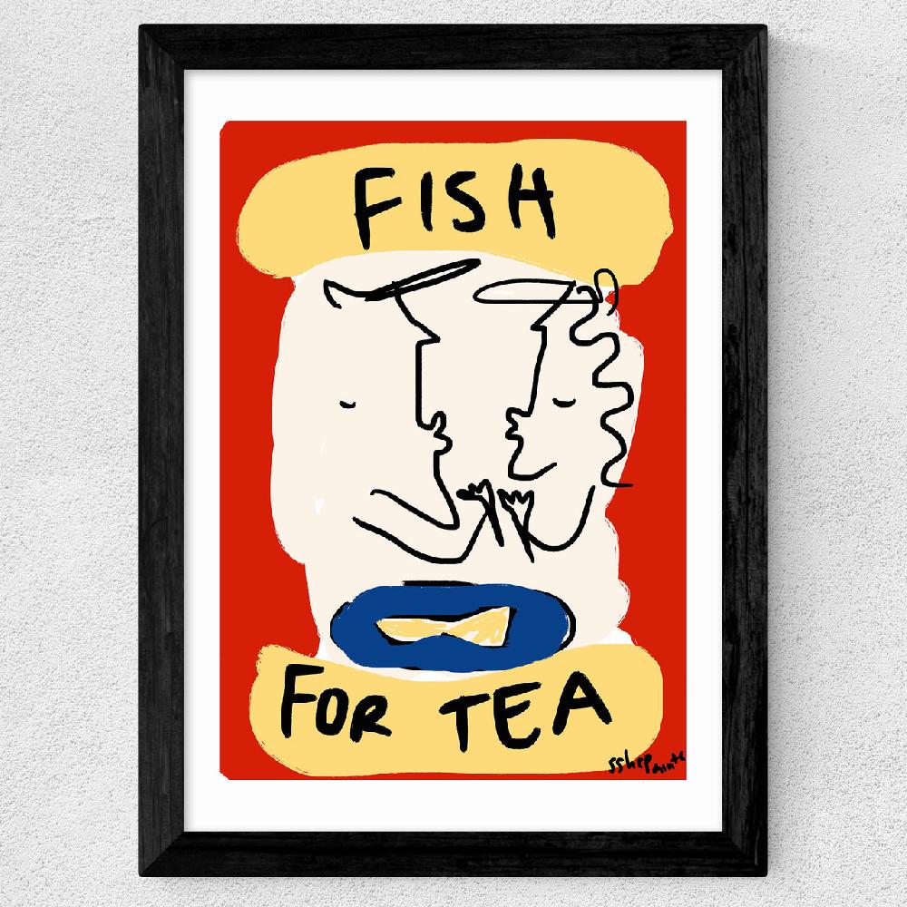 East End Prints Fish For Tea