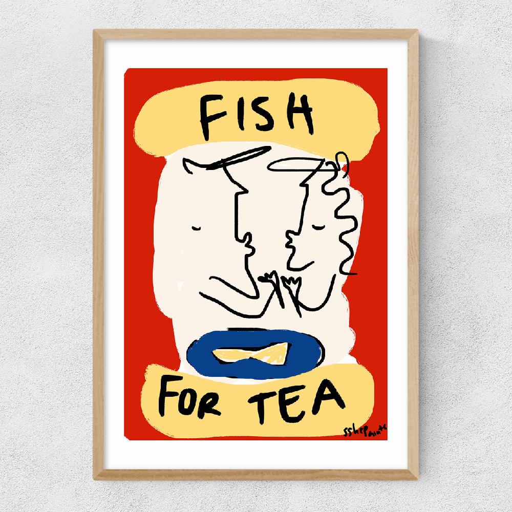 East End Prints Fish For Tea