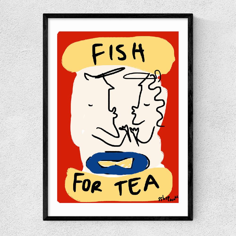 east end prints Fish For Tea