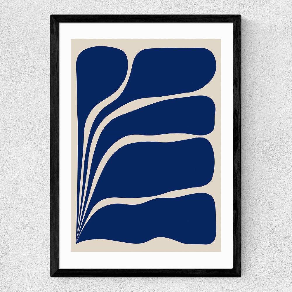 East End Prints Five Leaf Plant