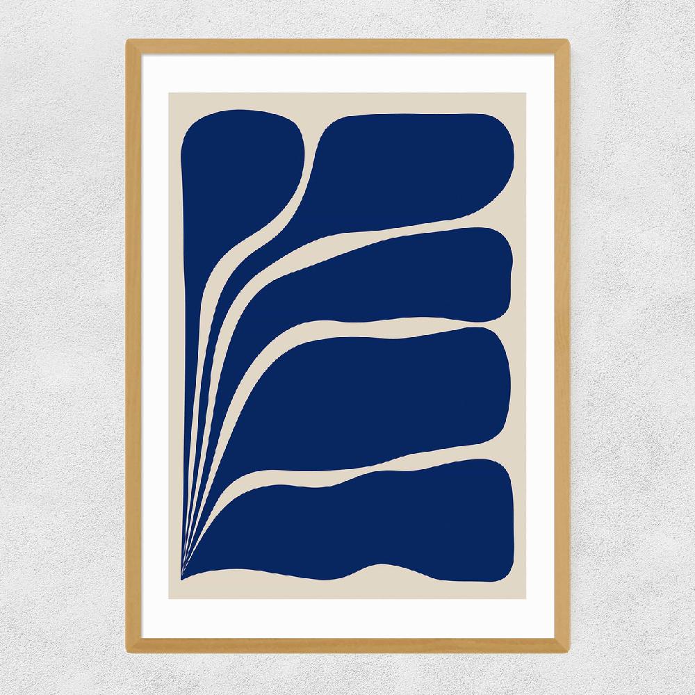 East End Prints Five Leaf Plant