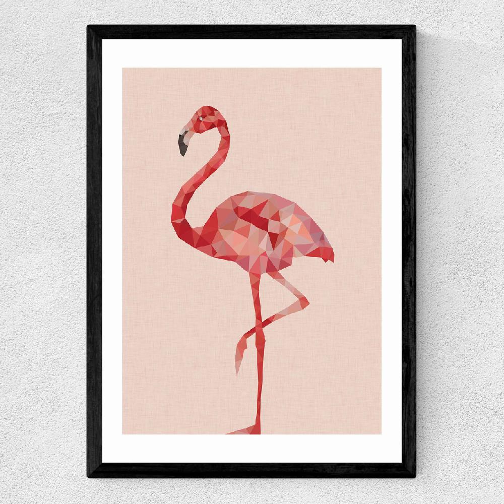 East End Prints Flamingo By Studio Cockatoo