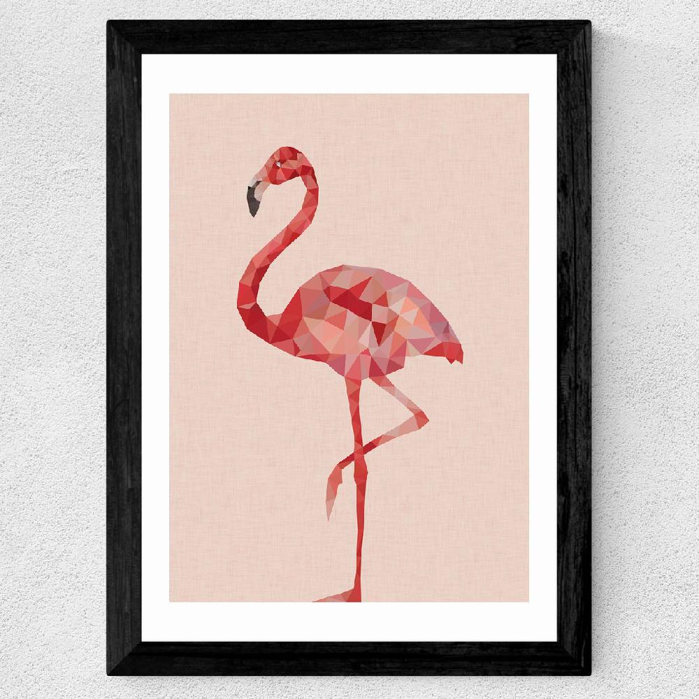 East End Prints Flamingo By Studio Cockatoo