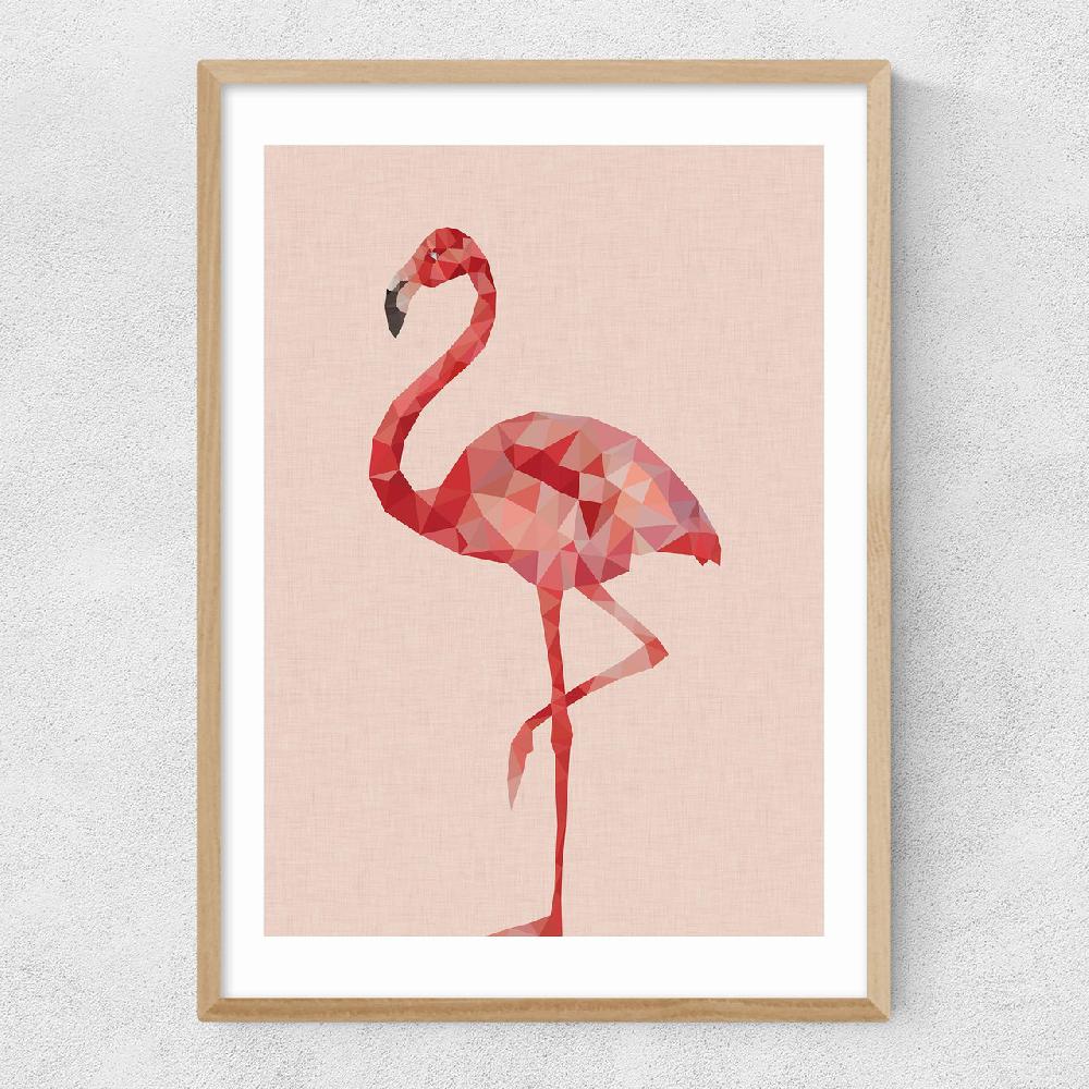East End Prints Flamingo By Studio Cockatoo