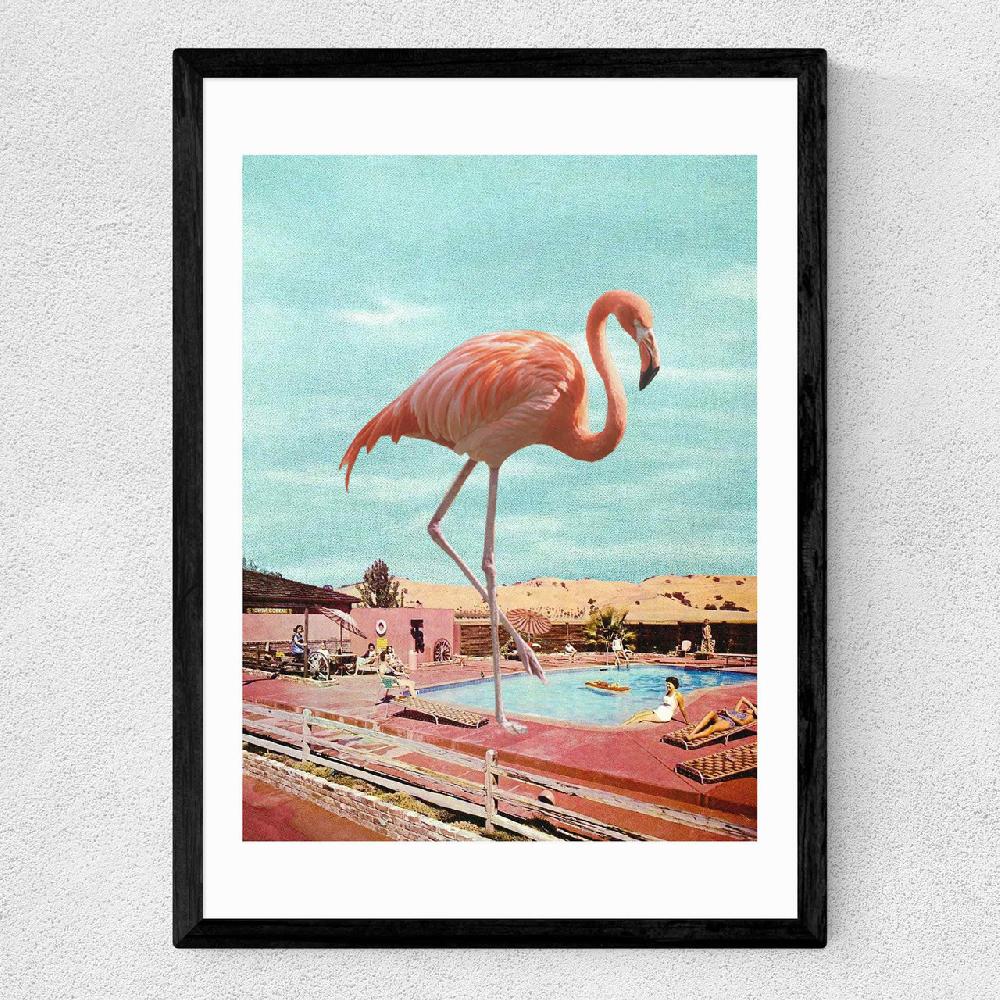 East End Prints Flamingo On Holiday