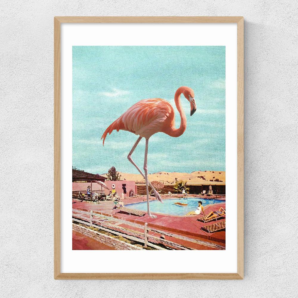 East End Prints Flamingo On Holiday