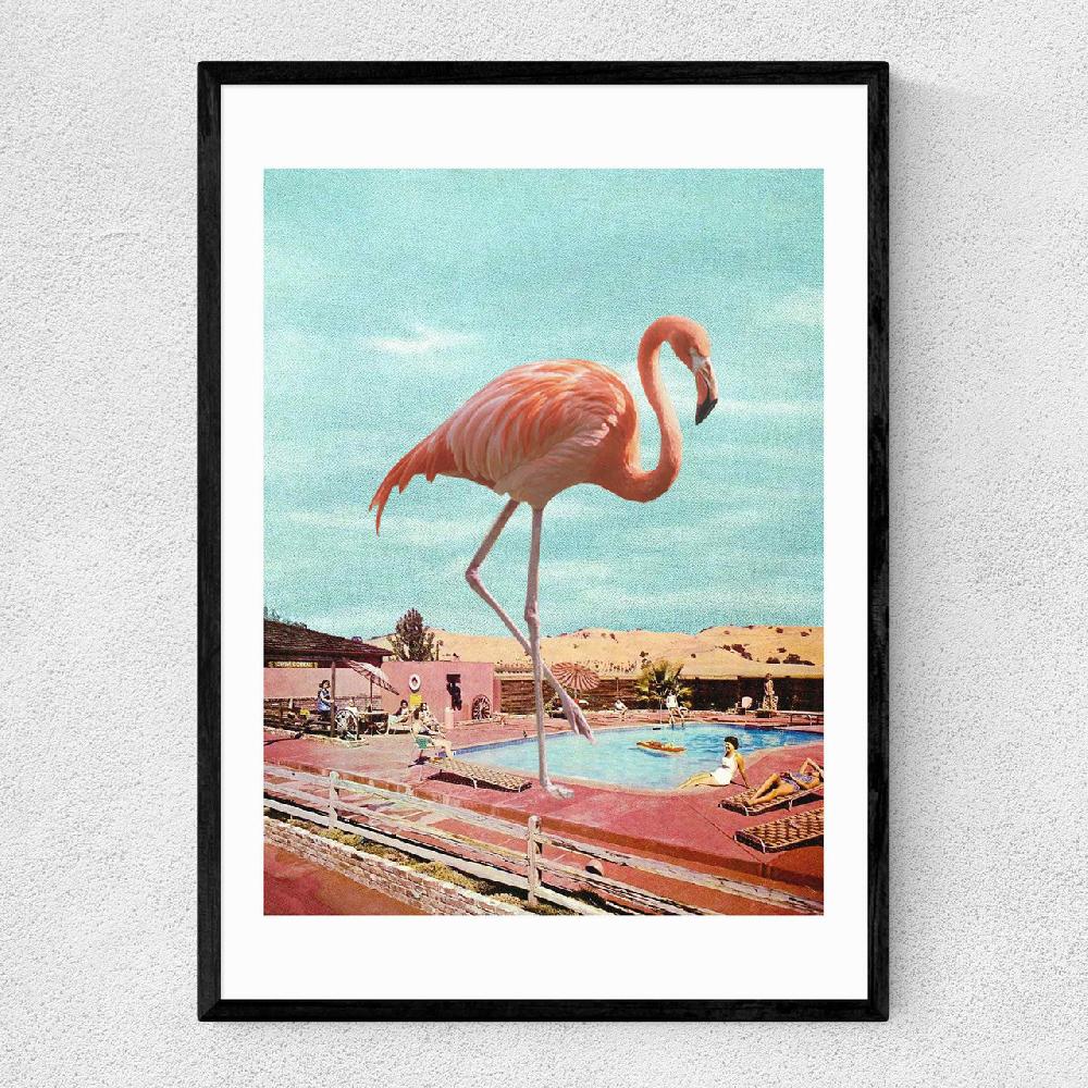 east end prints Flamingo on Holiday