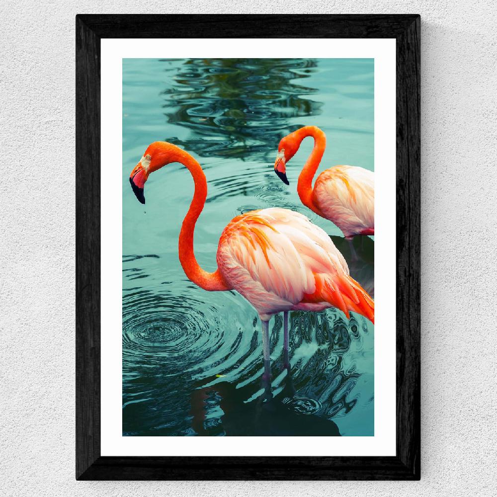 East End Prints Flamingoes
