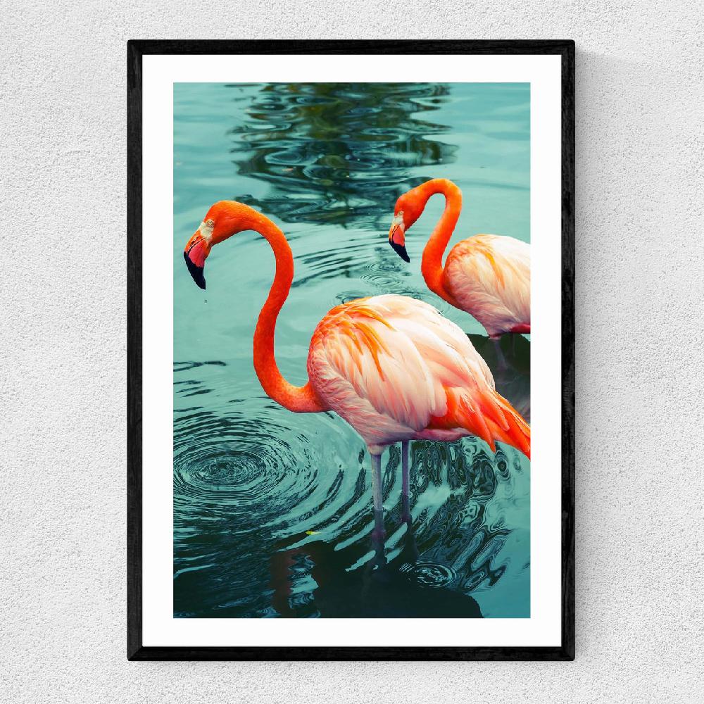 east end prints Flamingoes