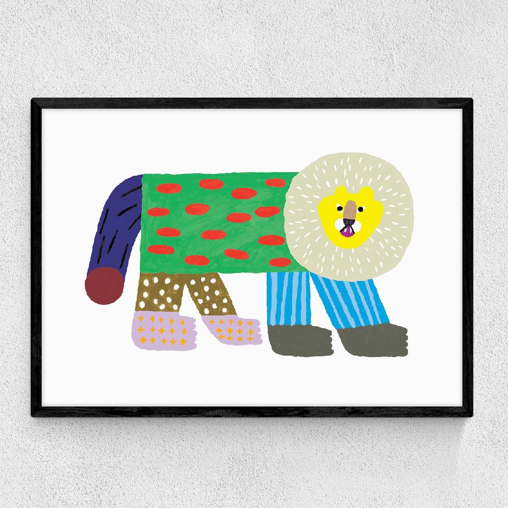 east end prints Flash Lion