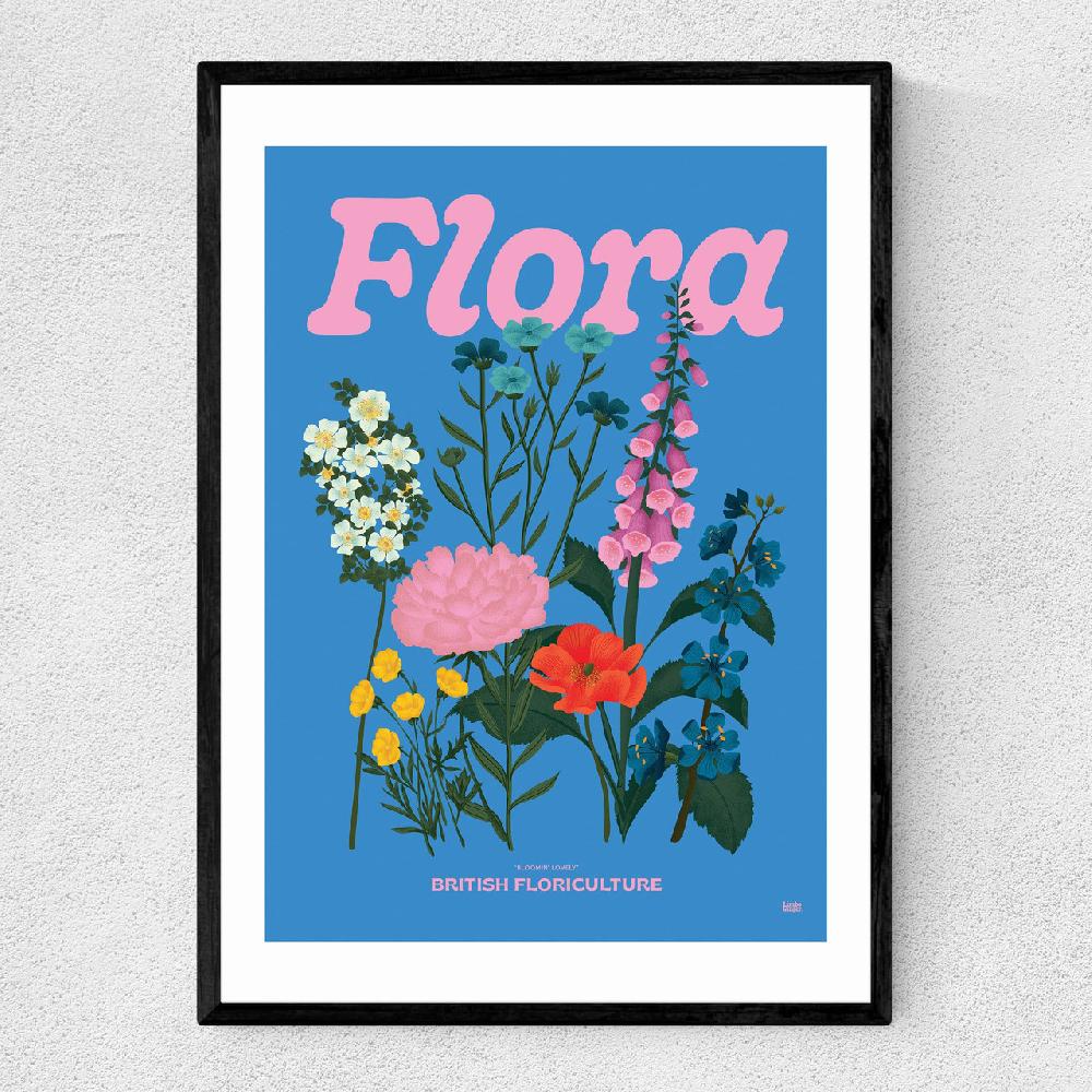 east end prints Flora
