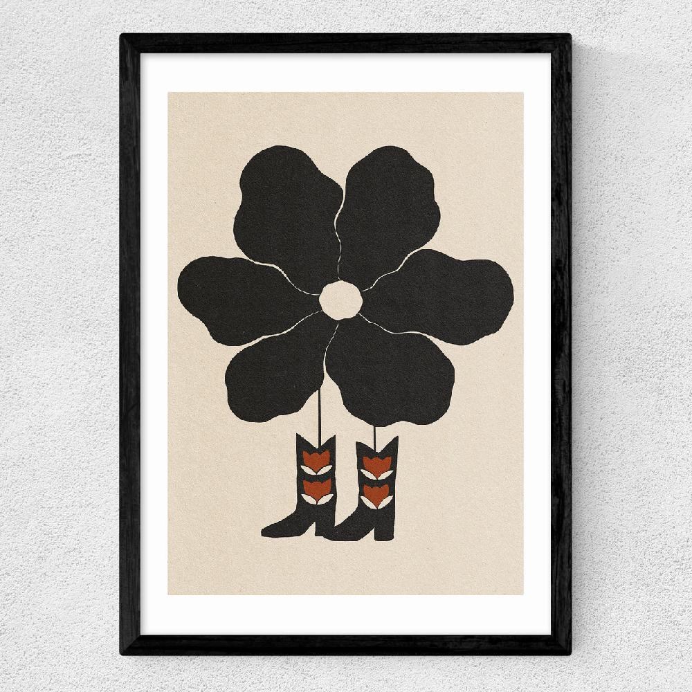 East End Prints Flower Boots