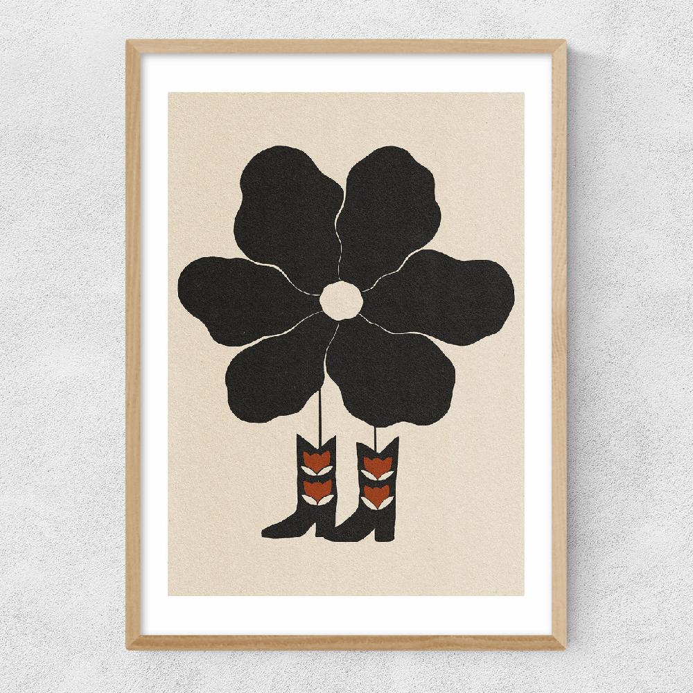 East End Prints Flower Boots