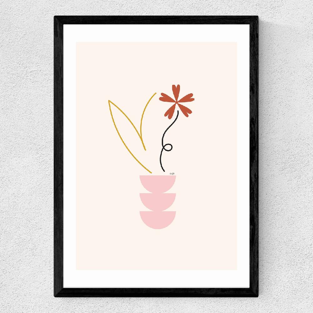 East End Prints Flower By Linda Gobeta