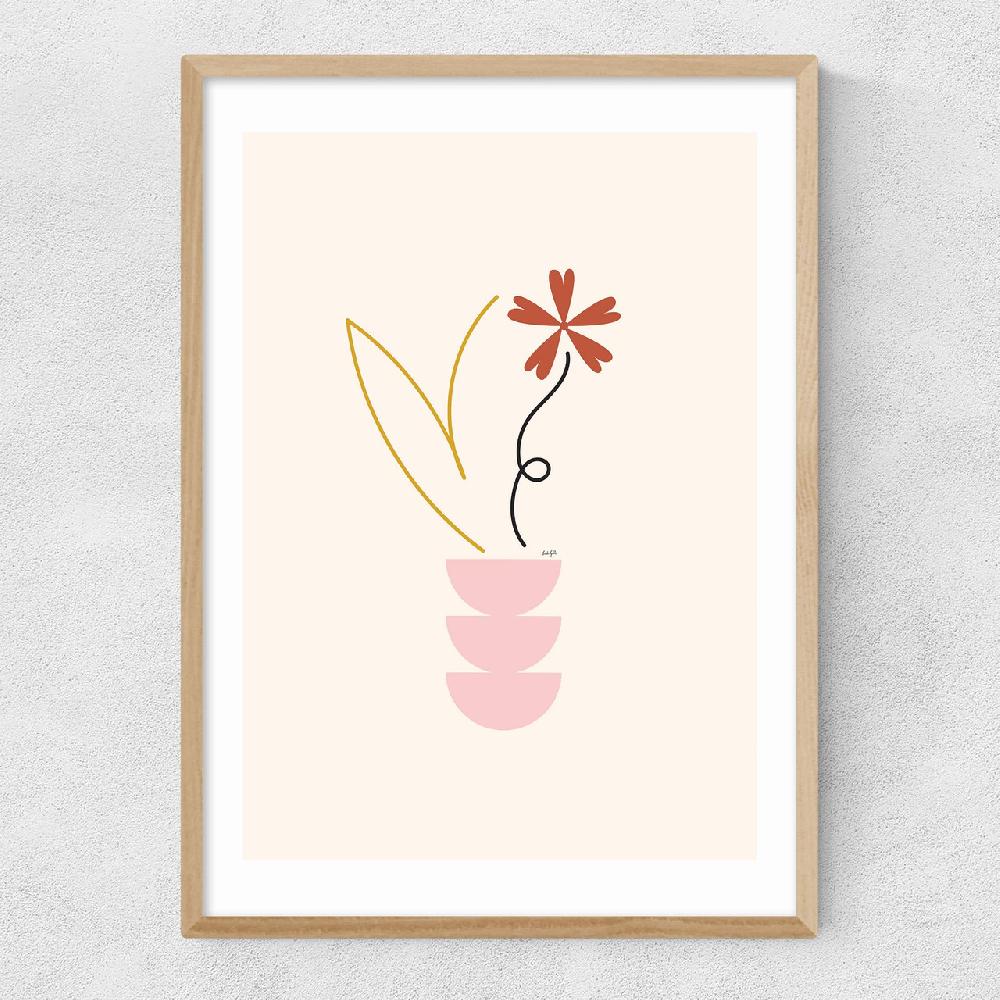 East End Prints Flower By Linda Gobeta