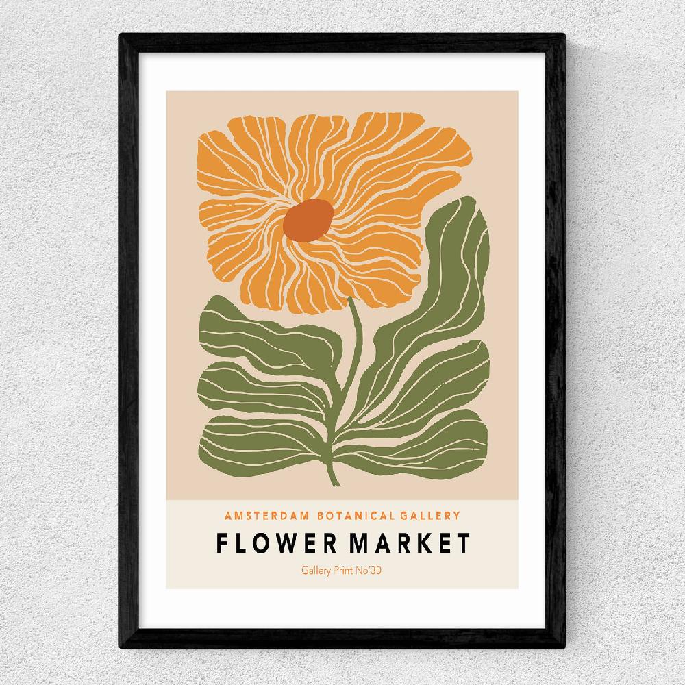 East End Prints Flower Market Amsterdam