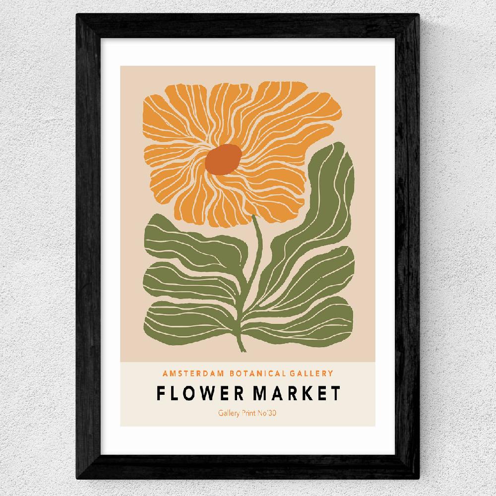 East End Prints Flower Market Amsterdam