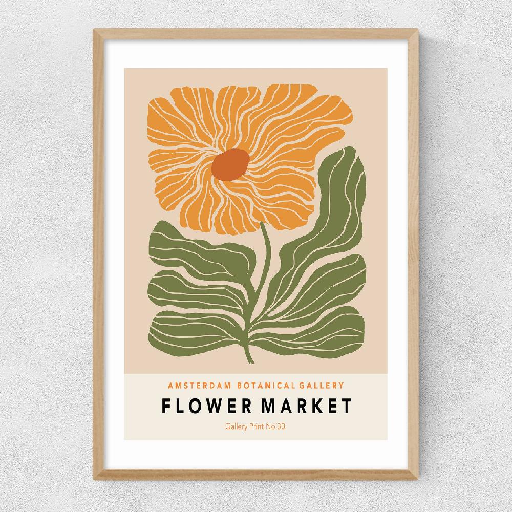 East End Prints Flower Market Amsterdam